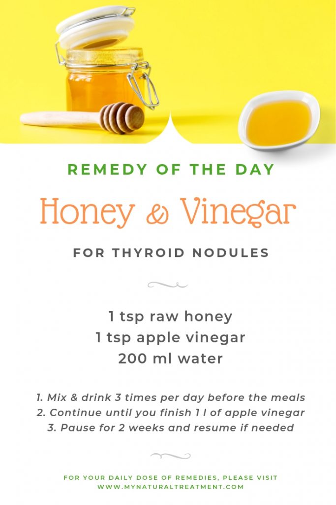 Honey & Vinegar for Thyroid Nodules - Home Remedy