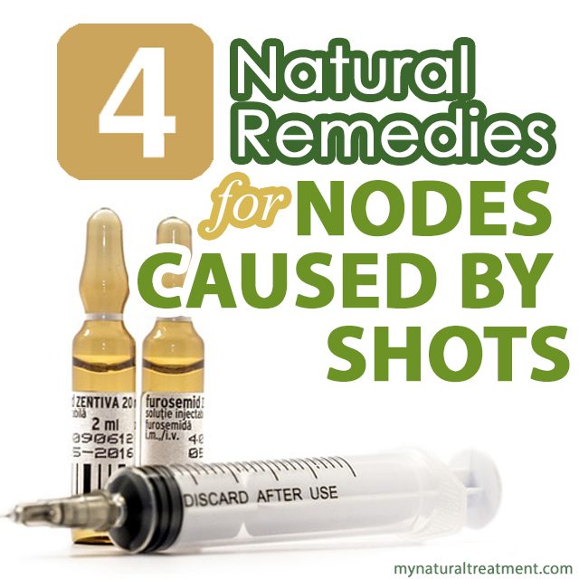 4 Natural Remedies for Nodes Caused by Shots