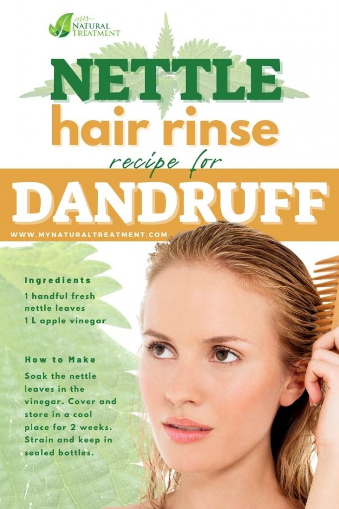 Nettle Hair Rinse for Dandruff 2-Ingredient
