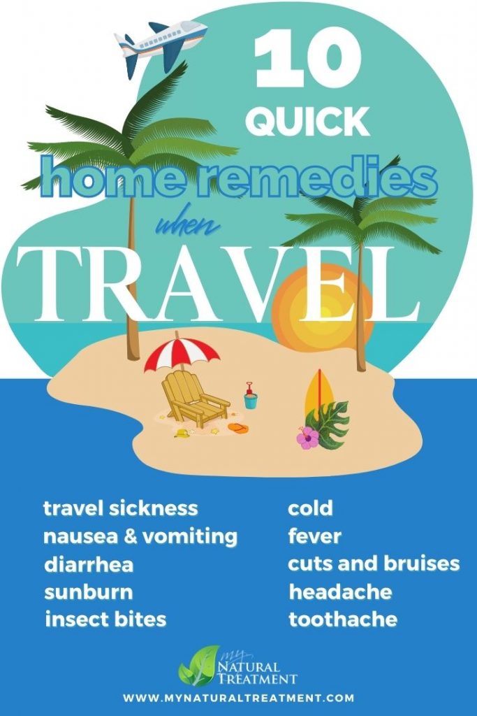 Quick Home Remedies when Travel - Natural First Aid Kit