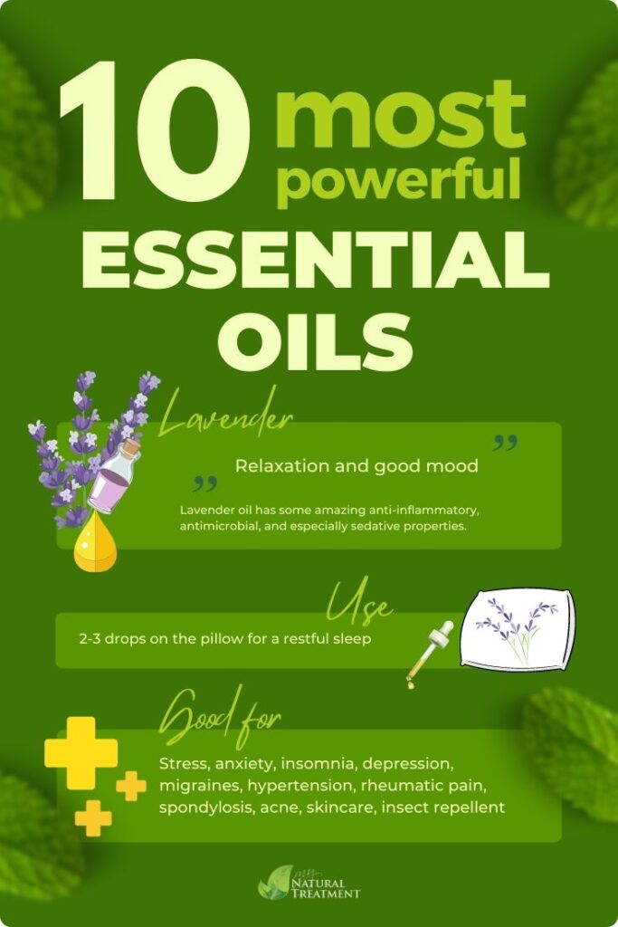 10 Most Powerful Essential Oils and Their Uses - Lavender Oil - MyNaturalTreatment.com