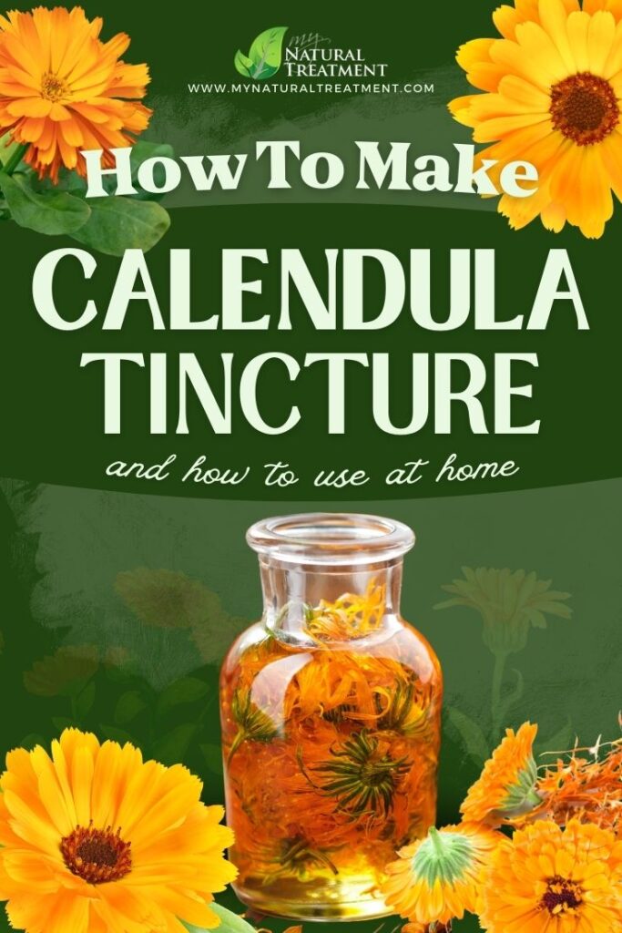 How to Make Calendula Tincture - Calendula Tincture Uses - NaturalTreatment.com