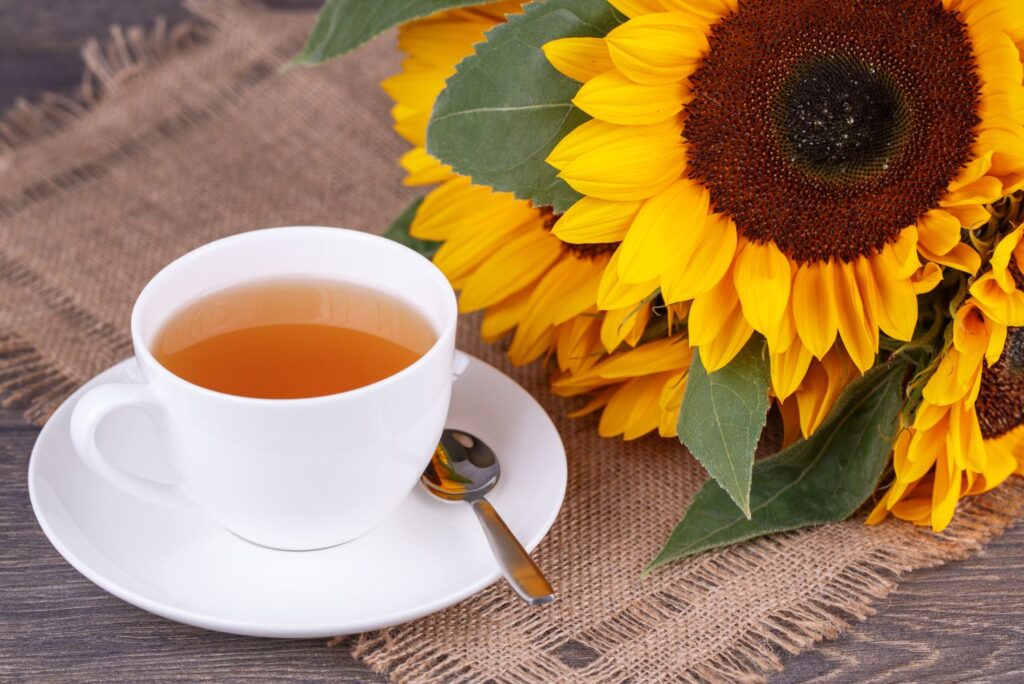 Sunflower Tea - Health Uses of Sunflower with Recipes - NaturalTreatment.com