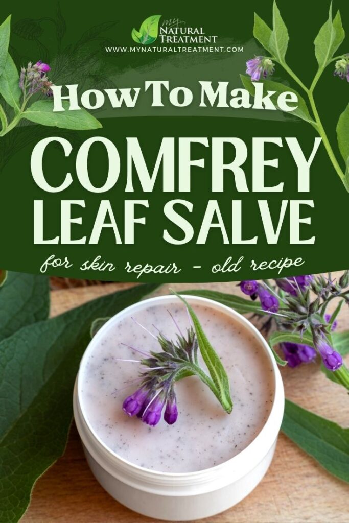 How to Make Comfrey Leaves Salve - Comfrey Leaves Salve Recipe  - NaturalTreatment.com