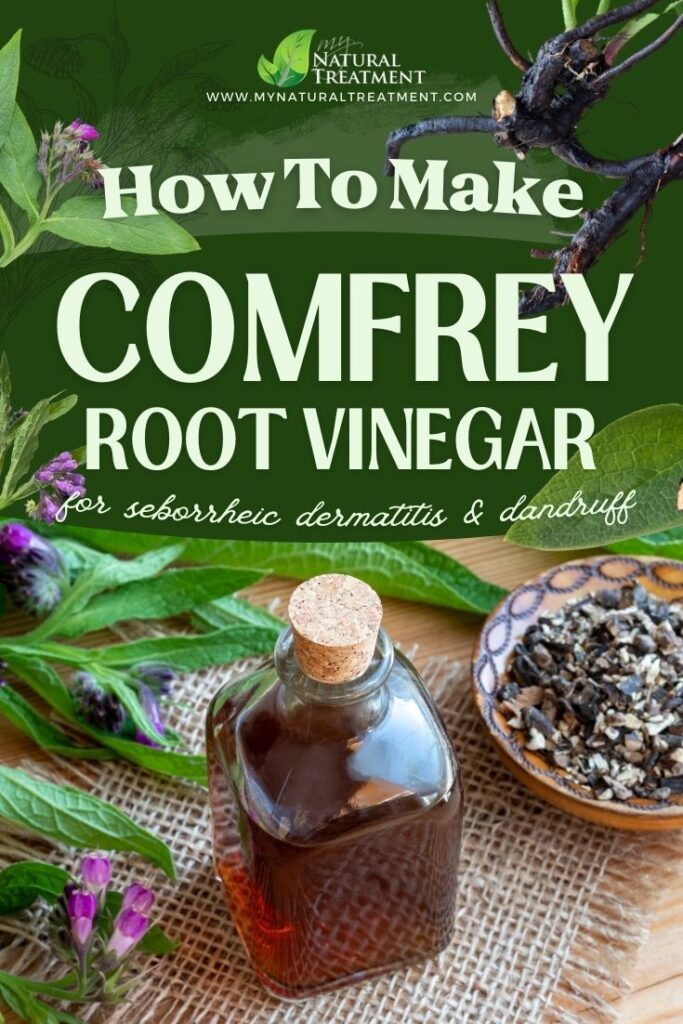 How to Make Comfrey Root Vinegar Comfrey Root Vinegar Recipe Herbal Vinegar Recipe NaturalTreatment.com