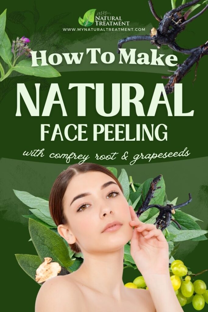 How to Make Natural Peeling at Home with Comfrey Root - NaturalTreatment.com