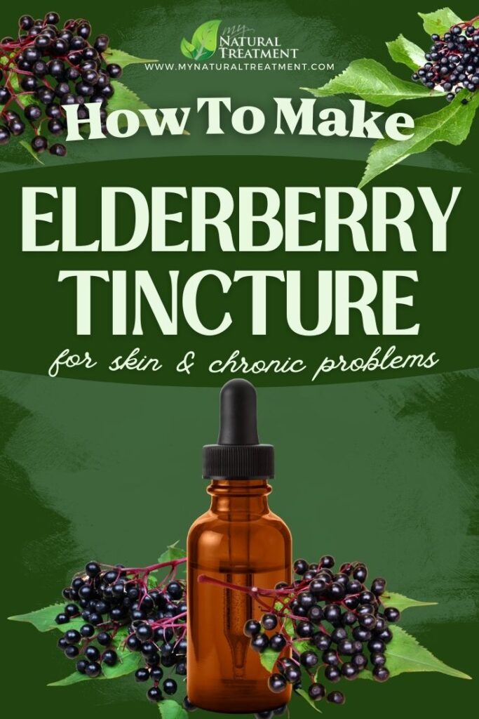 How to Make Elderberry Tincture Elderberry Tincture Recipe MyNaturalTreatment.com 1