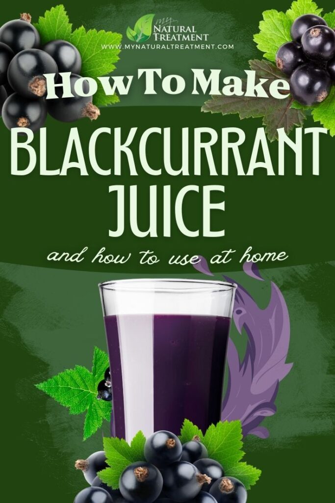 How to Make Blackcurrant Juice and Use at Home - Blackcurrant Juice Uses - MyNaturalTreatment.com