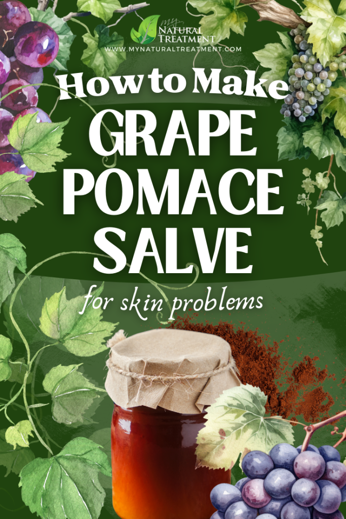 What Is Grape Pomace Used For – How to Make Grape Pomace Salve for Skin Problems - Grape Pomace Uses - MyNaturalTreatment.com